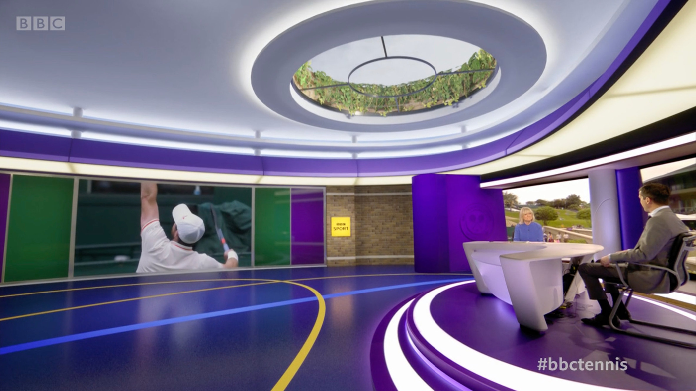 MOOV relies on Brainstorm to virtualise BBC Sports Wimbledon Championships on-site studio Brainstorm